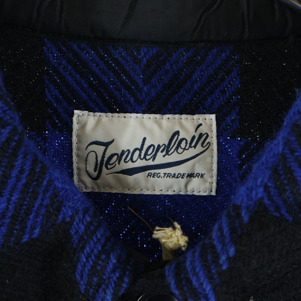 TENDERLOIN(テンダーロイン) T-BUFFALO SHT JKT バッファロー ウール シャツジャケット ブルー/ブラック