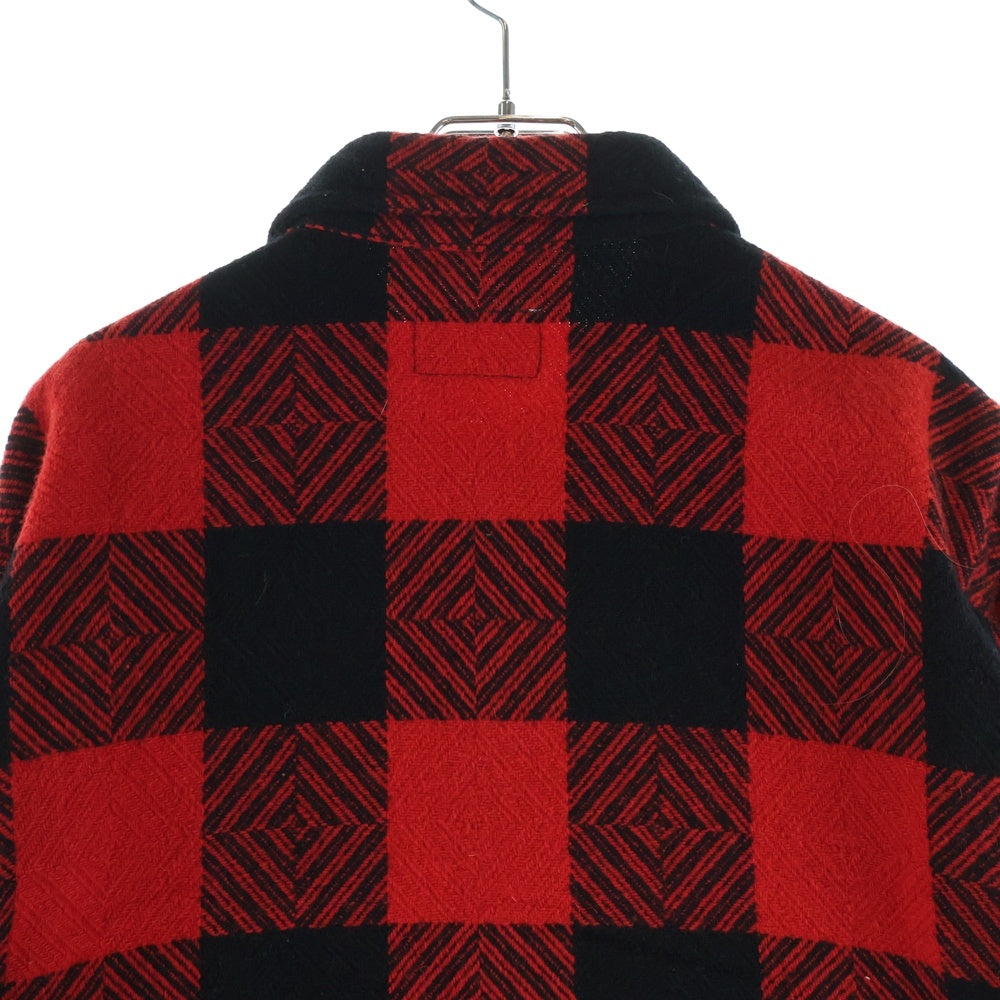 TENDERLOIN(テンダーロイン) T-BUFFALO SHT JKT バッファロー ウール シャツジャケット レッド/ブラック