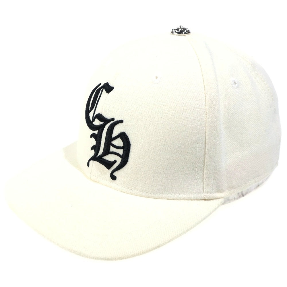 CHROME HEARTS(クロムハーツ) TRUCKER CAP CH刺繍ロゴ トラッカーキャップ 帽子 ホワイト