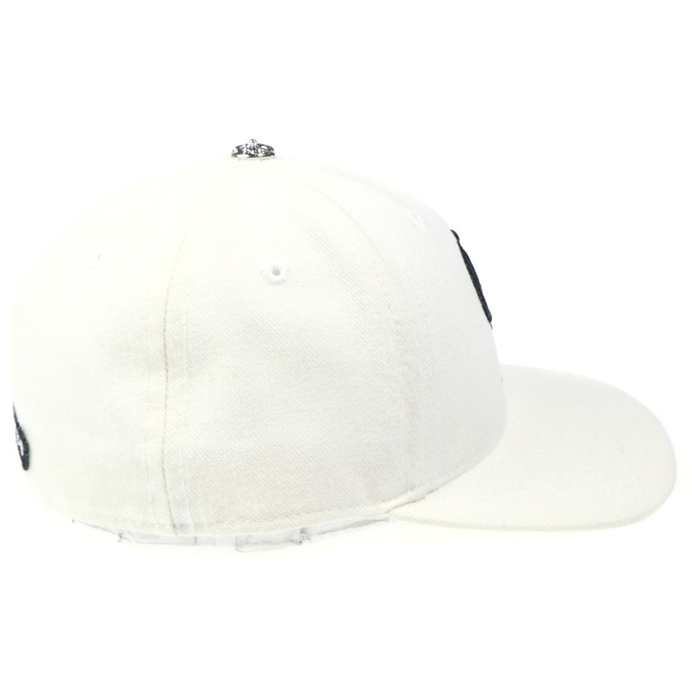 CHROME HEARTS(クロムハーツ) TRUCKER CAP CH刺繍ロゴ トラッカーキャップ 帽子 ホワイト
