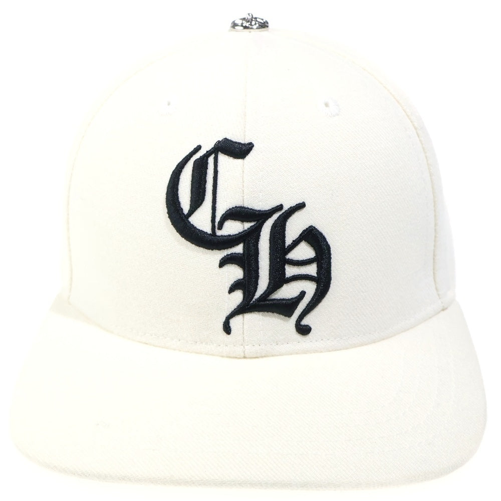 CHROME HEARTS(クロムハーツ) TRUCKER CAP CH刺繍ロゴ トラッカーキャップ 帽子 ホワイト