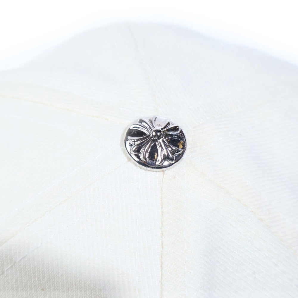 CHROME HEARTS(クロムハーツ) TRUCKER CAP CH刺繍ロゴ トラッカーキャップ 帽子 ホワイト