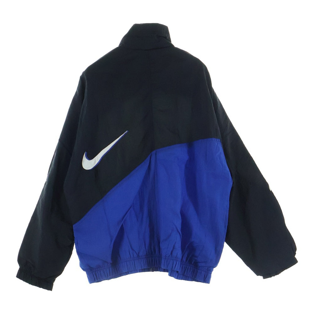 NIKE(ナイキ) 90s VINTAGE ナイロン トラックジャケット ブラック/ホワイト/ブルー