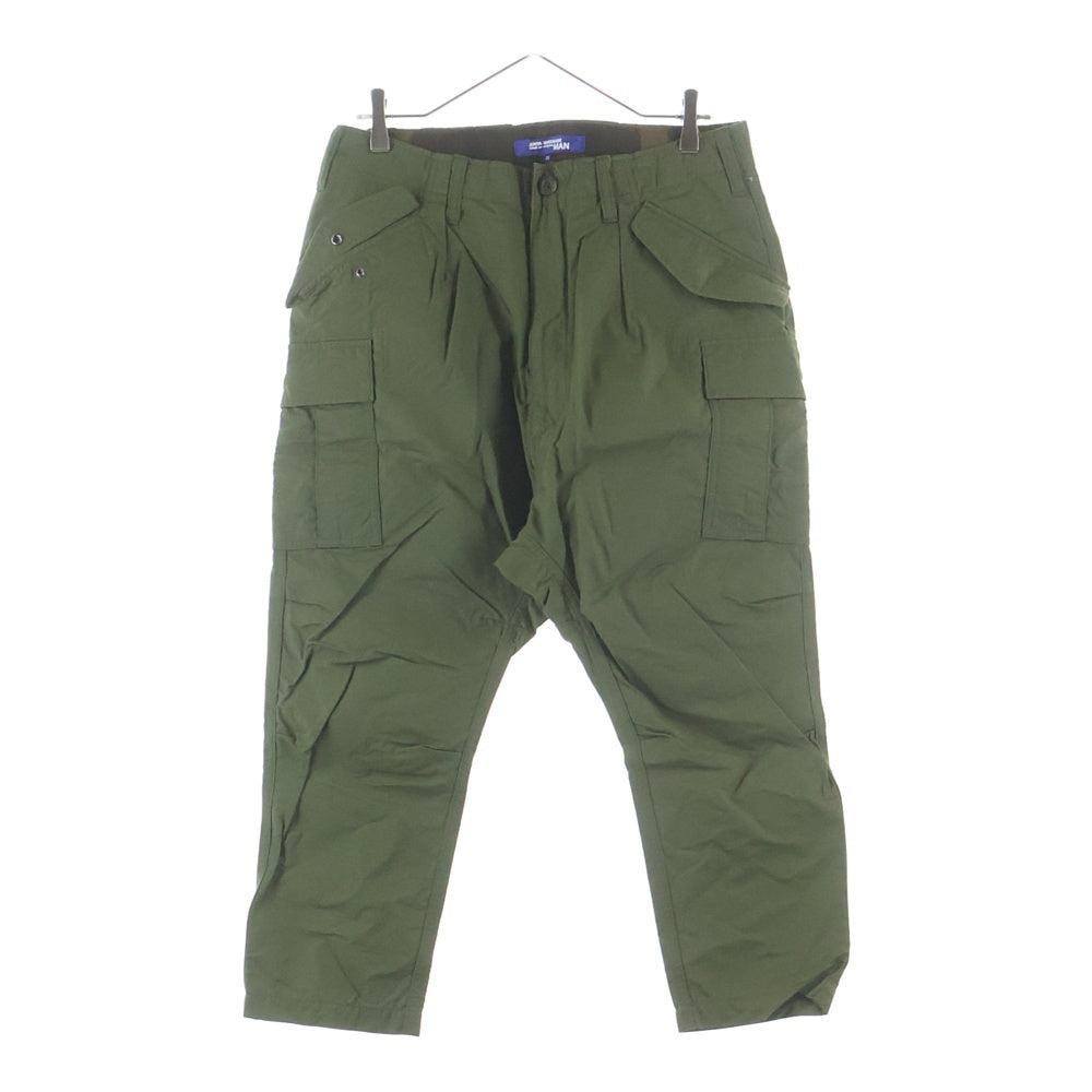 JUNYA WATANABE COMME des GARCONS(ジュンヤワタナベ コムデギャルソン) 19SS 塩縮撥水加工 綿ナイロンツイル カーゴパンツ カーキ WC-P032