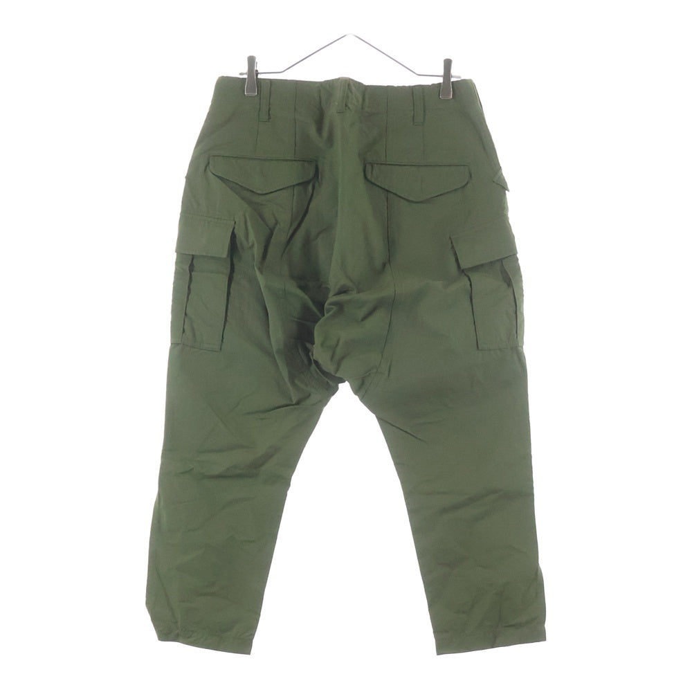 JUNYA WATANABE COMME des GARCONS(ジュンヤワタナベ コムデギャルソン) 19SS 塩縮撥水加工 綿ナイロンツイル カーゴパンツ カーキ WC-P032