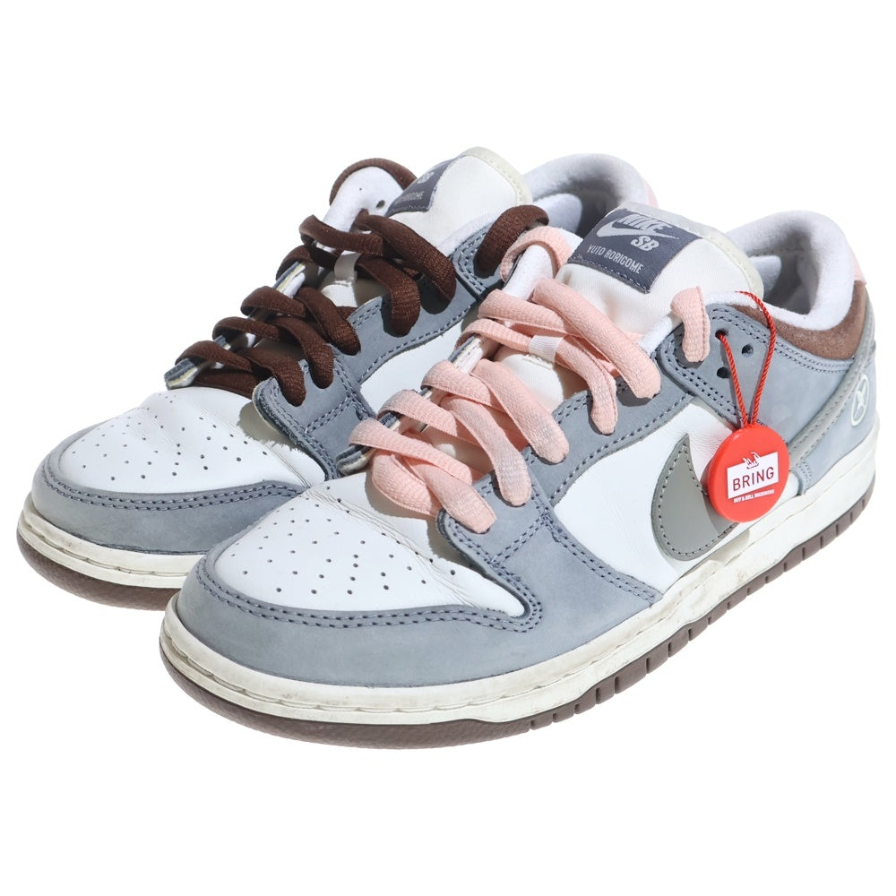 NIKE(ナイキ) ×YUTO HORIGOME DUNK LOW PRO QS FQ1180-001 堀米雄斗 ダンク プロ クイックストライク ローカットスニーカー US7.5/25.5cm ホワイト/グレー