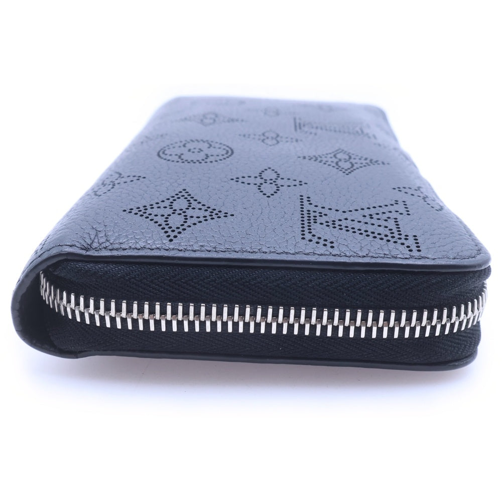 LOUIS VUITTON(ルイヴィトン) ジッピーウォレット ラウンドファスナー 長財布 モノグラムマヒナ ブラック M61867