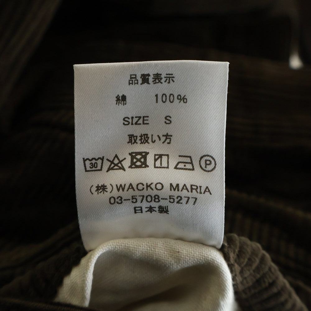 WACKO MARIA(ワコマリア) 23AW DOUBLE PLEATED CORDUROY TROUSERS 2