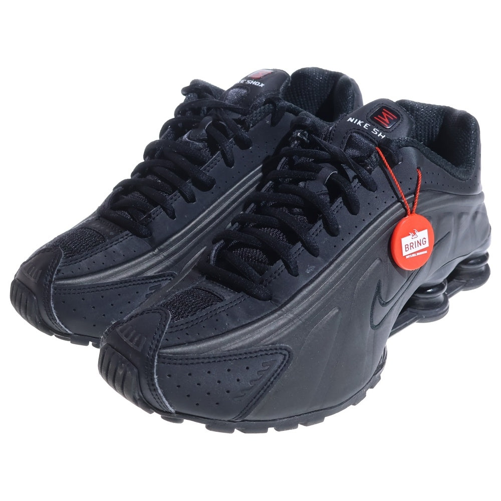 NIKE(ナイキ) SHOX R4 BLACK/BRIGHT CRIMSON HQ1988-001 ショックス R4 ローカットスニーカー ブラック/ブライトクリムゾン US8/26cm