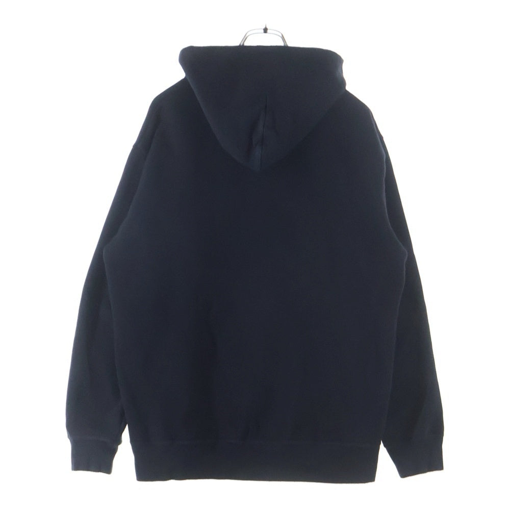 HYSTERIC GLAMOUR(ヒステリックグラマー) 25AW HYS UNIVERSITY フロントロゴ プルオーバーパーカー 裏起毛 コットン ブラック 02253CF05