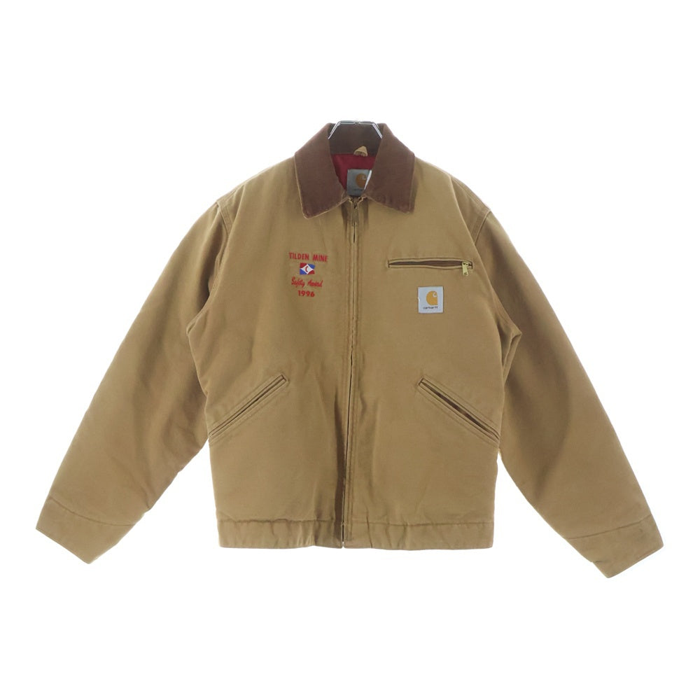 CARHARTT(カーハート) 90s DETOROIT JACKET デトロイトジャケット ワークジャケット 企業ロゴ ブラウン