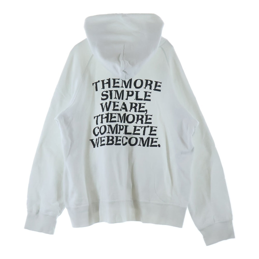 Sacai(サカイ) 24SS Print Hoodie バックプリント プリント パーカー ホワイト 24-0796S