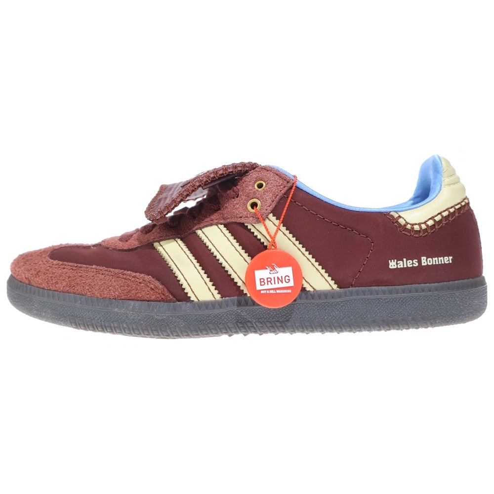 adidas(アディダス) ×Wales Bonner Samba Nylon Low IE0579 ウェールズボナー サンバ ナイロン ローカットスニーカー バーガンディ US8 1/2/26.5cm