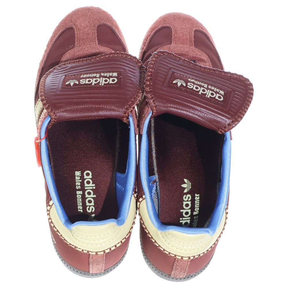 adidas(アディダス) ×Wales Bonner Samba Nylon Low IE0579 ウェールズボナー サンバ ナイロン ローカットスニーカー バーガンディ US8 1/2/26.5cm