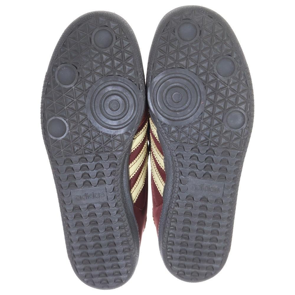 adidas(アディダス) ×Wales Bonner Samba Nylon Low IE0579 ウェールズボナー サンバ ナイロン ローカットスニーカー バーガンディ US8 1/2/26.5cm