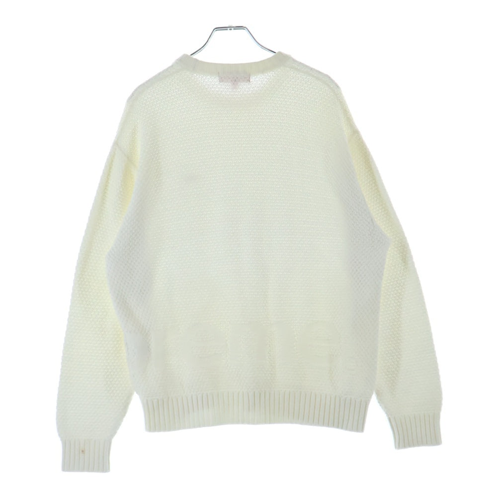 SUPREME(シュプリーム) 20AW Textured Small Box Sweater テクスチャード スモール ボックス セーター ホワイト