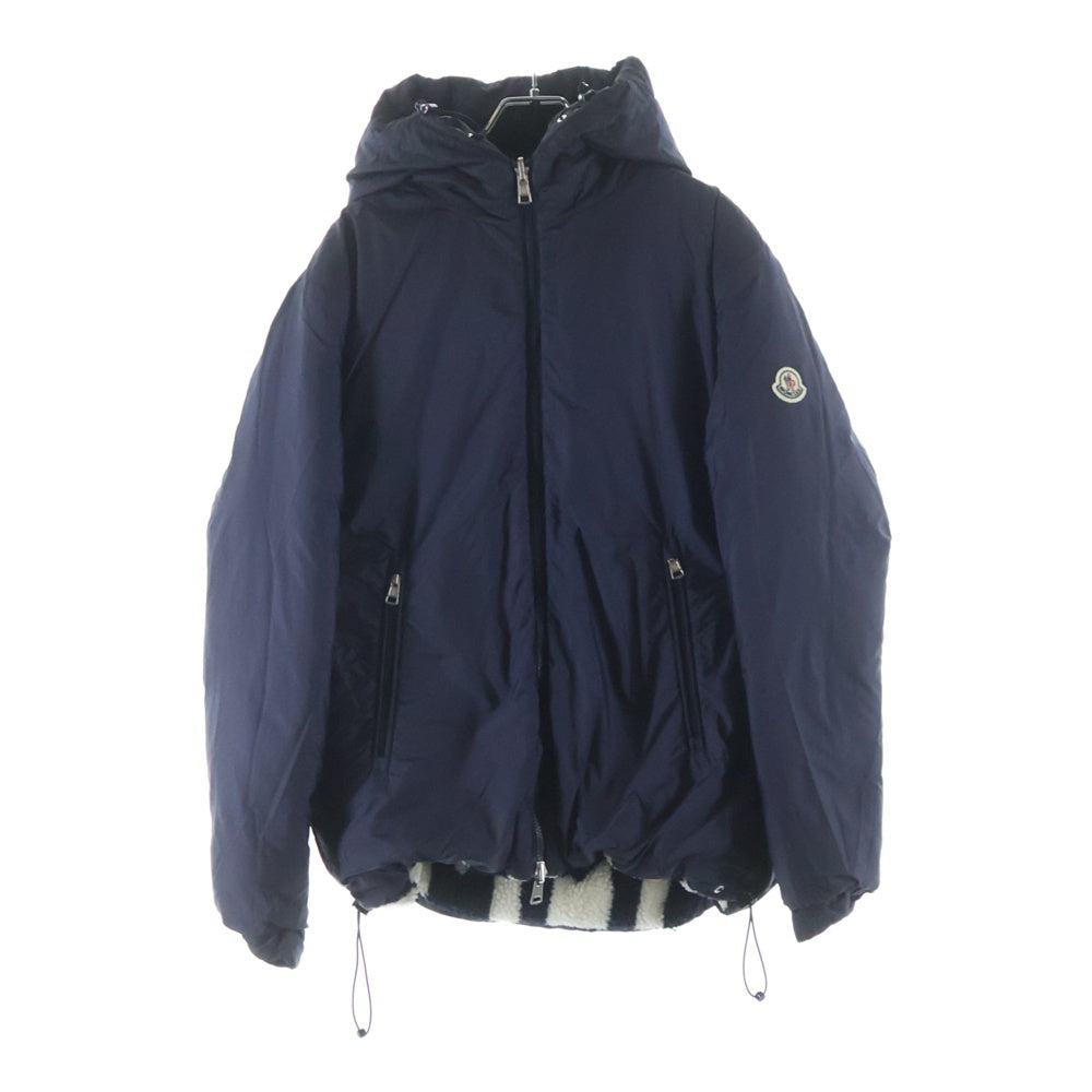 MONCLER(モンクレール) 23AW リバーシブル フーディー ボアダウンジャケット ホワイト/ネイビー I20911A00147