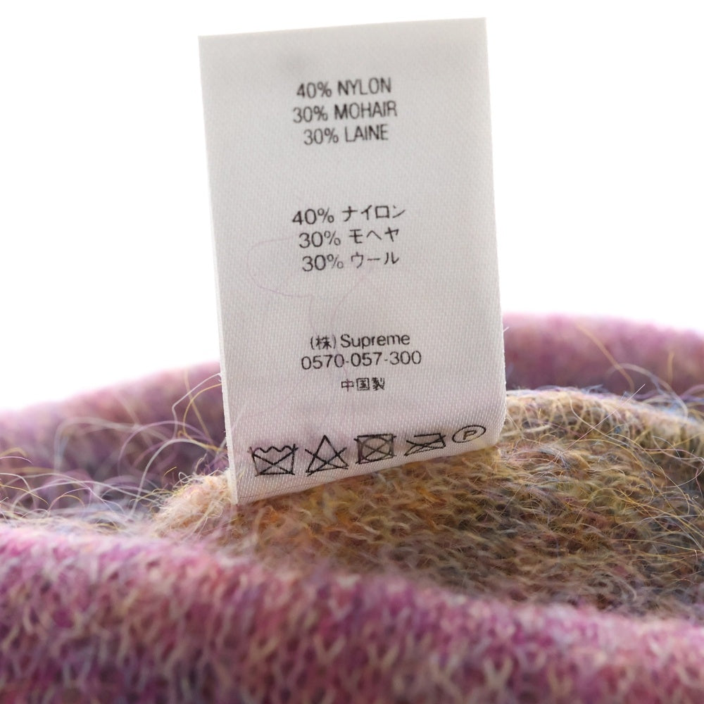 SUPREME(シュプリーム) 19AW Mohair Beanie モヘアビーニー ニット帽 マルチカラー