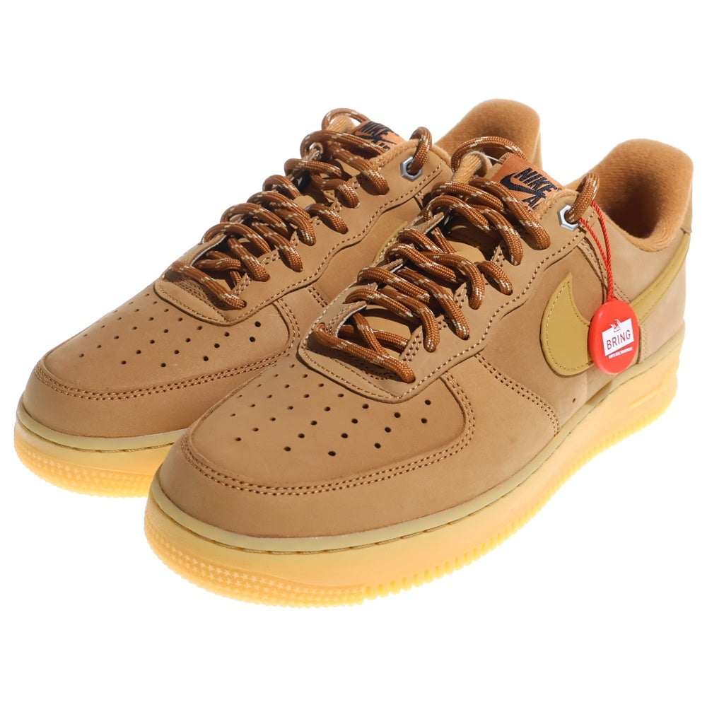 NIKE(ナイキ) AIR FORCE 1 '07 WB FLAX WHEAT-GUM CJ9179-200 エアフォース1 フラックス ウィート ローカットスニーカー ブラウン US8.5/26.5cm