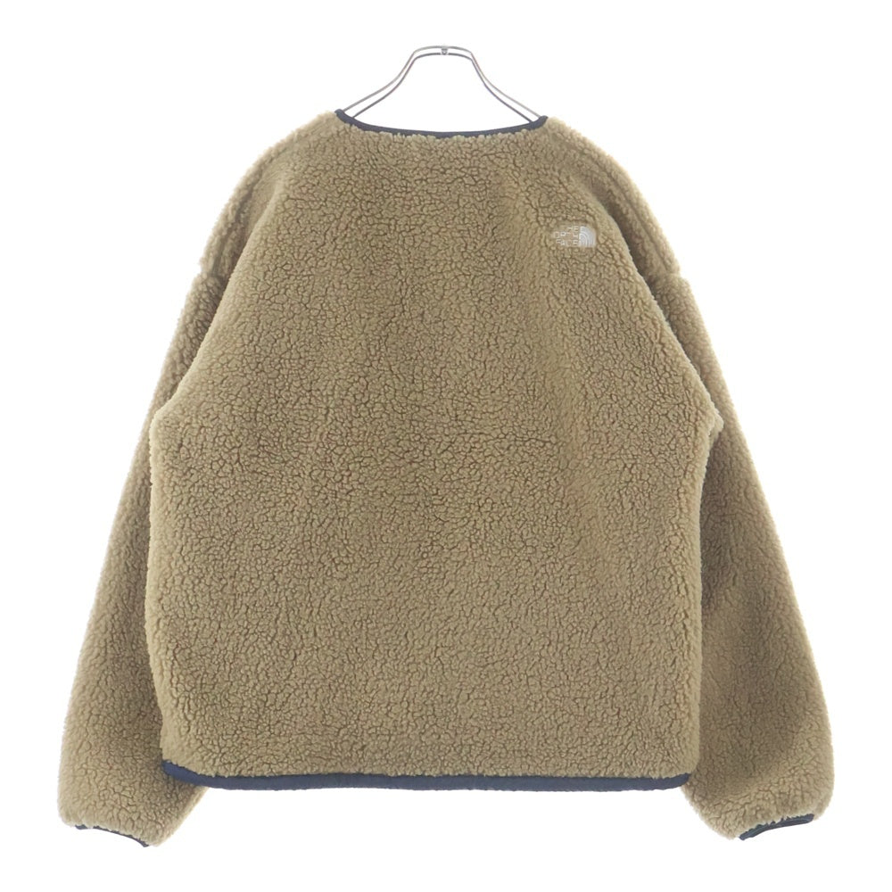 THE NORTH FACE(ザノースフェイス) Reversible Extreme Pile Cardigan リバーシブル ボア ナイロンジャケット ベージュ/ネイビー NP72334