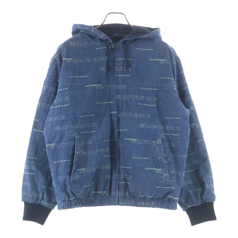 SUPREME(シュプリーム) 19AW Reversible Dimensions Logo Denim Work Jacket リバーシブル ディメンションズ ロゴ デニムジャケット インディゴ