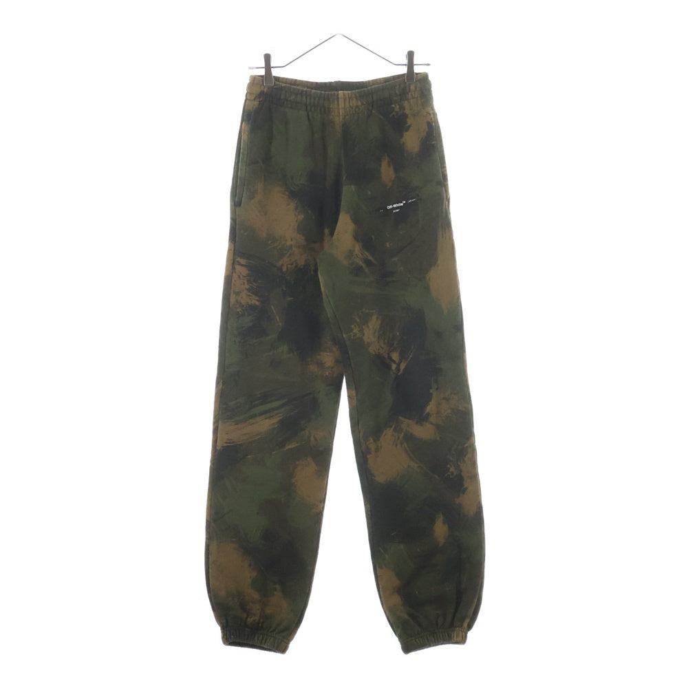 OFF-WHITE(オフホワイト) CAMOUFLAGE SWEATPANTS カモフラージュ スウェットパンツ カーキ OMCH020E19E30018