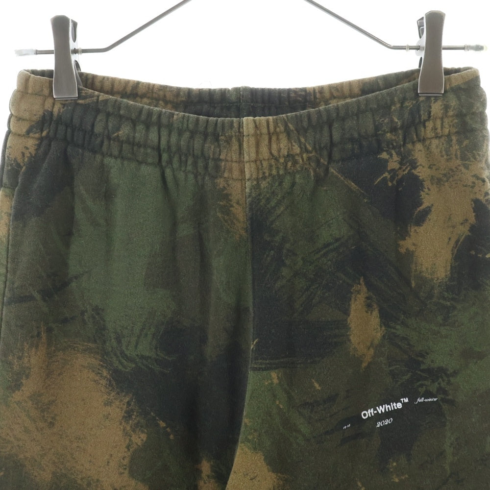 OFF-WHITE(オフホワイト) CAMOUFLAGE SWEATPANTS カモフラージュ スウェットパンツ カーキ OMCH020E19E30018