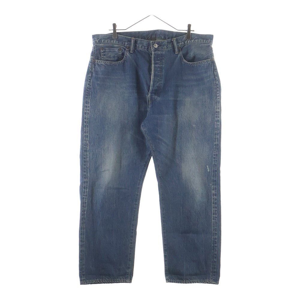 A.PRESSE(アプレッセ) 22AW Washed Denim Wide Pants ウォッシュ デニム ワイドパンツ インディゴ 22AAP-04-05H
