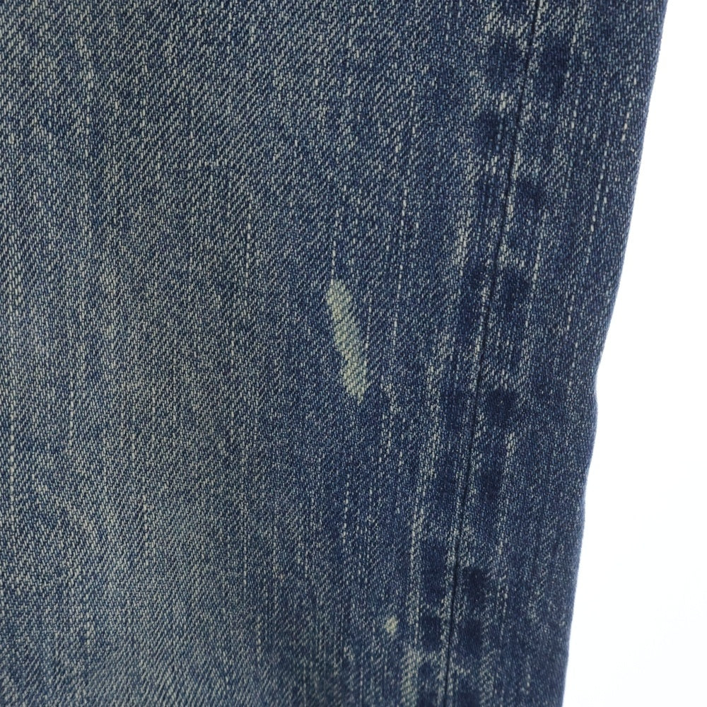 A.PRESSE(アプレッセ) 22AW Washed Denim Wide Pants ウォッシュ デニム ワイドパンツ インディゴ 22AAP-04-05H