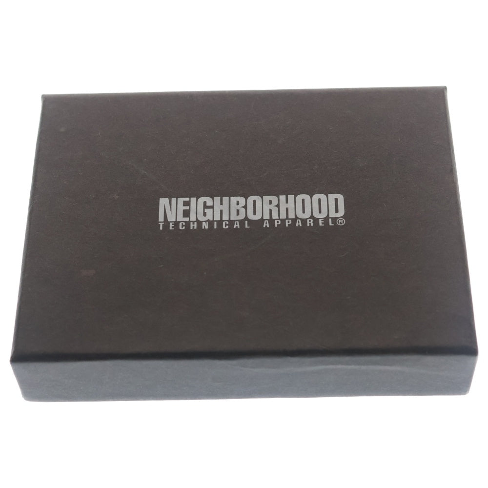 NEIGHBORHOOD(ネイバーフッド) 16SS コンパクトウォレット 二つ折り財布 ブラック 161YSPTN-AC01