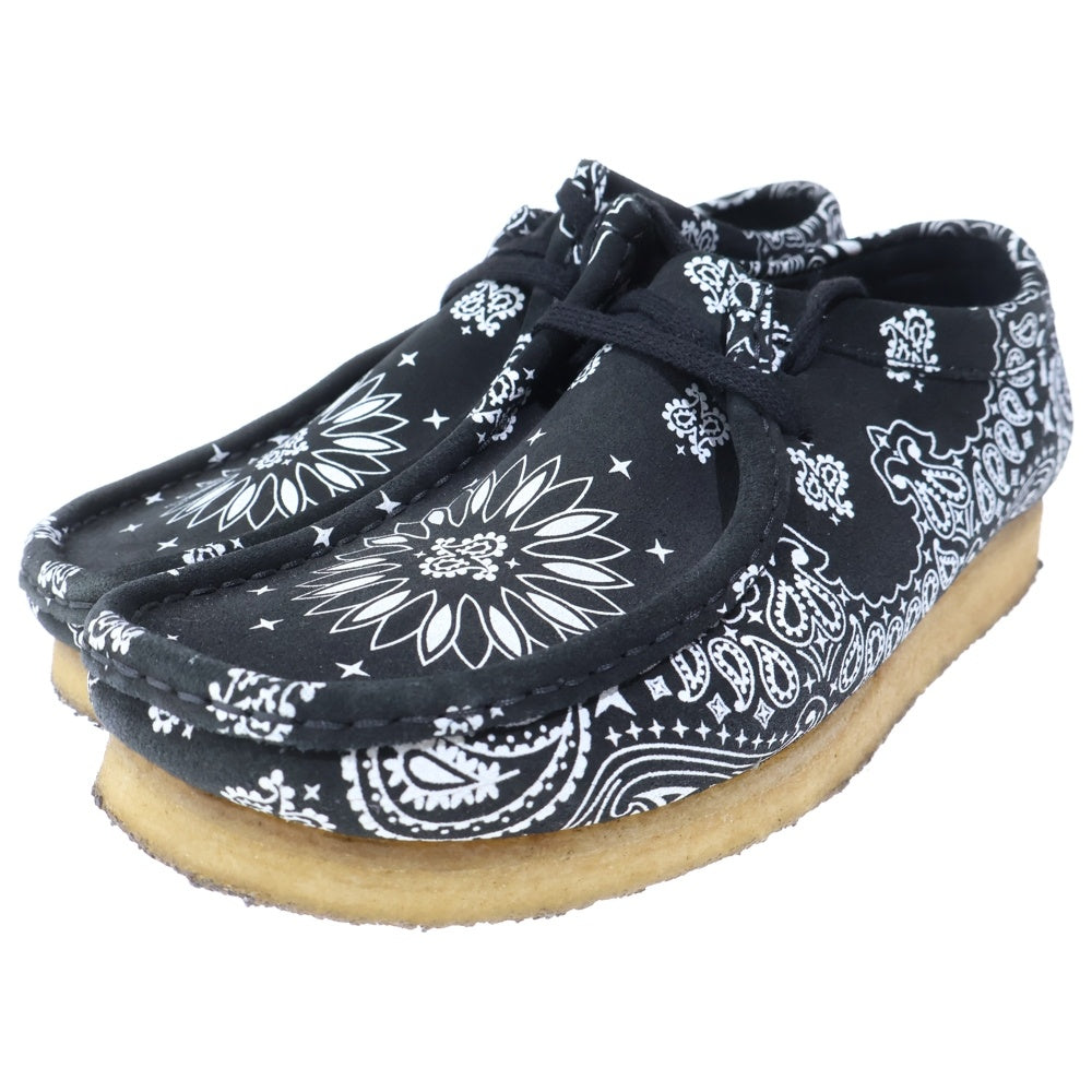SUPREME(シュプリーム) 19SS × Clarks Bandana Wallabee クラークス バンダナ ワラビー ローカットスニーカー ブラック