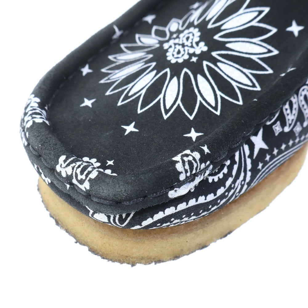SUPREME(シュプリーム) 19SS × Clarks Bandana Wallabee クラークス バンダナ ワラビー ローカットスニーカー ブラック