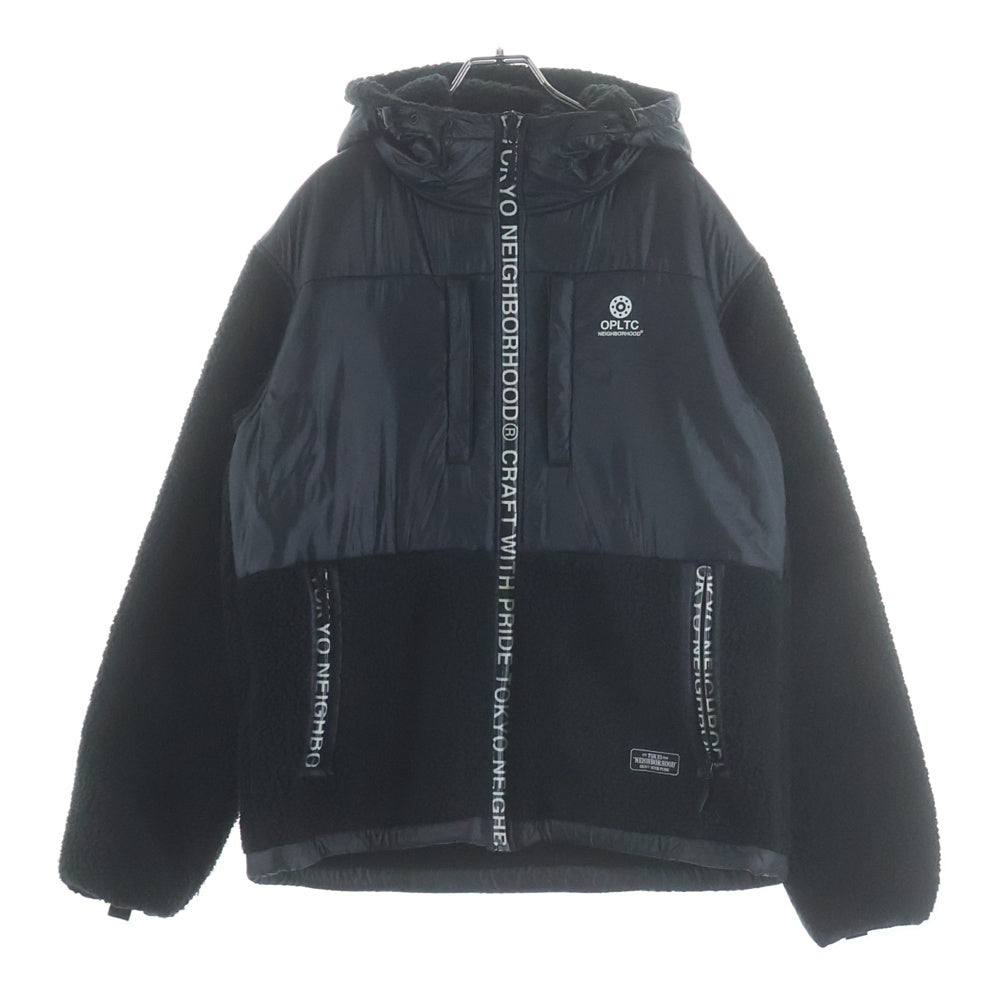 NEIGHBORHOOD(ネイバーフッド) 19AW WAVES . PLTC / E-JKT ジップアップ フリースジャケット ブラック 192TSNH-JKM04
