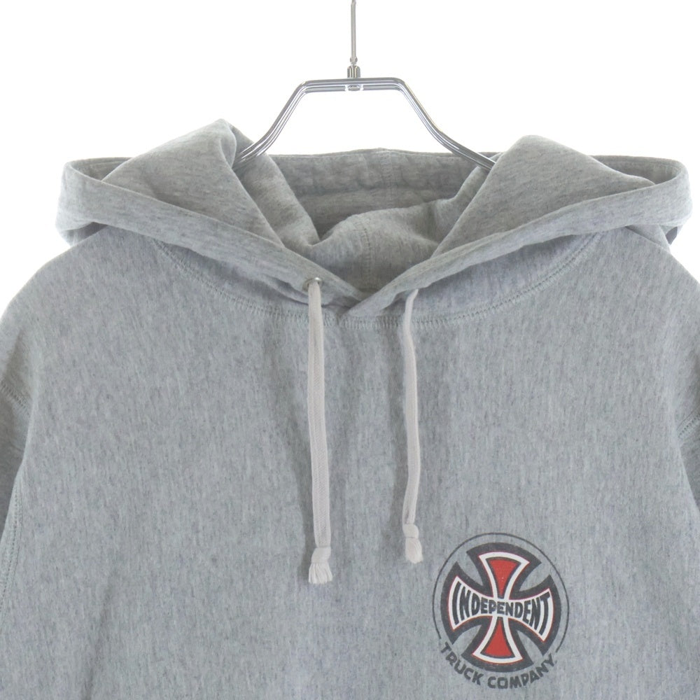 SUPREME(シュプリーム) 15AW × INDEPENDENT Fuck The Rest Hoodie インデペンデント ファックザリースト スウェット プルオーバーパーカー グレー