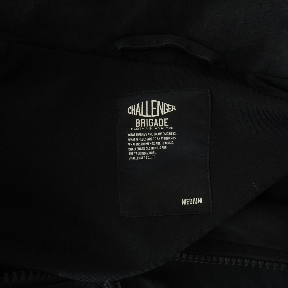 CHALLENGER(チャレンジャー) MILITARY TRACK JACKET ミリタリー トラックジャケット ブラック CLG-JK 020-002