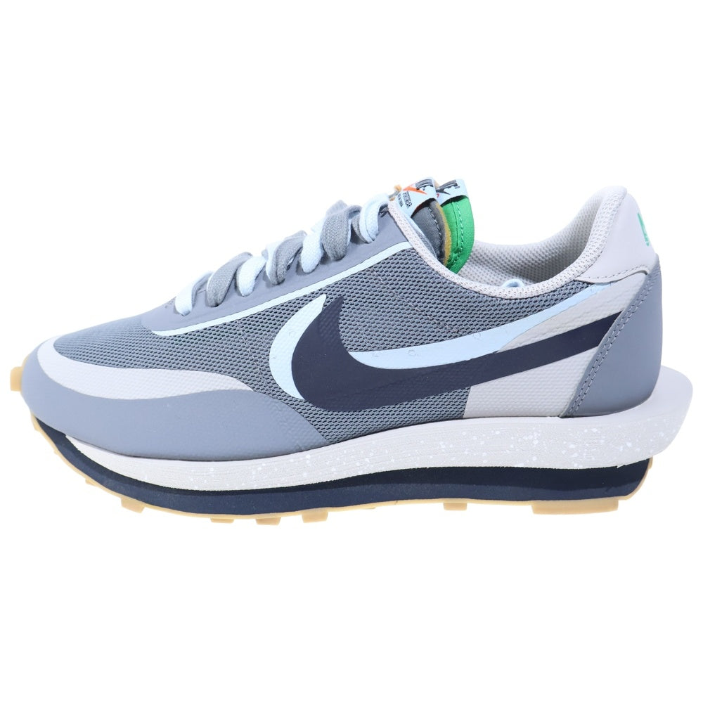 NIKE(ナイキ) ×sacai ×CLOT LD WAFFLE GREY OBSIDIAN サカイ クロット エルディーワッフル グレーオブシディアン ローカットスニーカー グレー US9/27cm DH3114-001