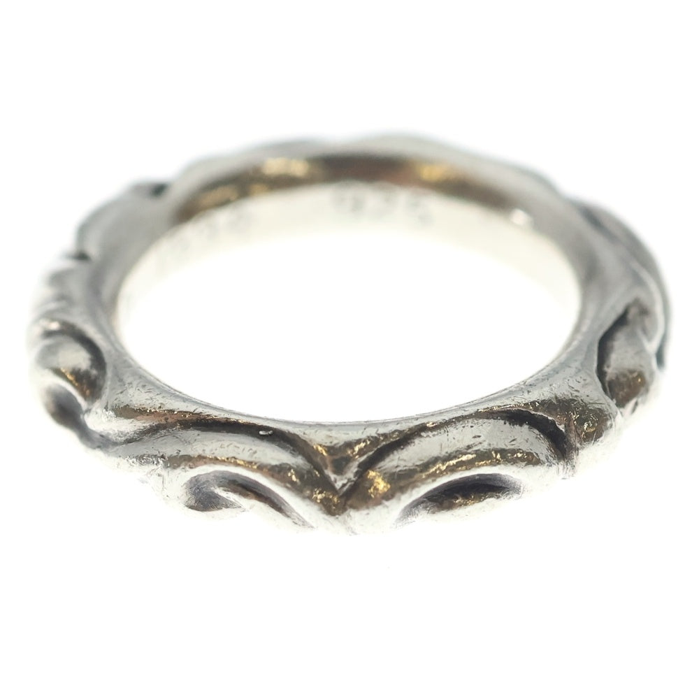 CHROME HEARTS(クロムハーツ) SCRL BAND スクロールバンド リング シルバー BCA351