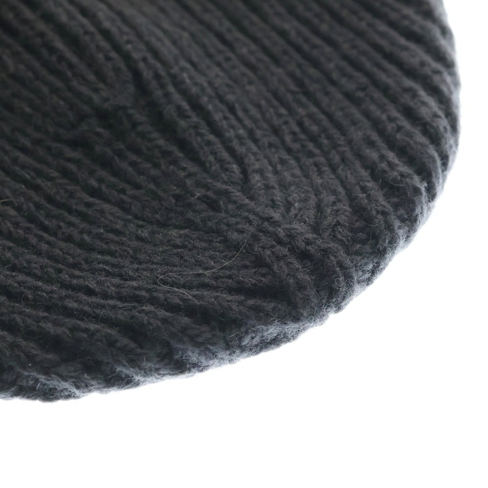 Sacai(サカイ) ×Carhartt WIP Wool Knit Beanie ウールニット ビーニー 帽子 25-00997S ブラック
