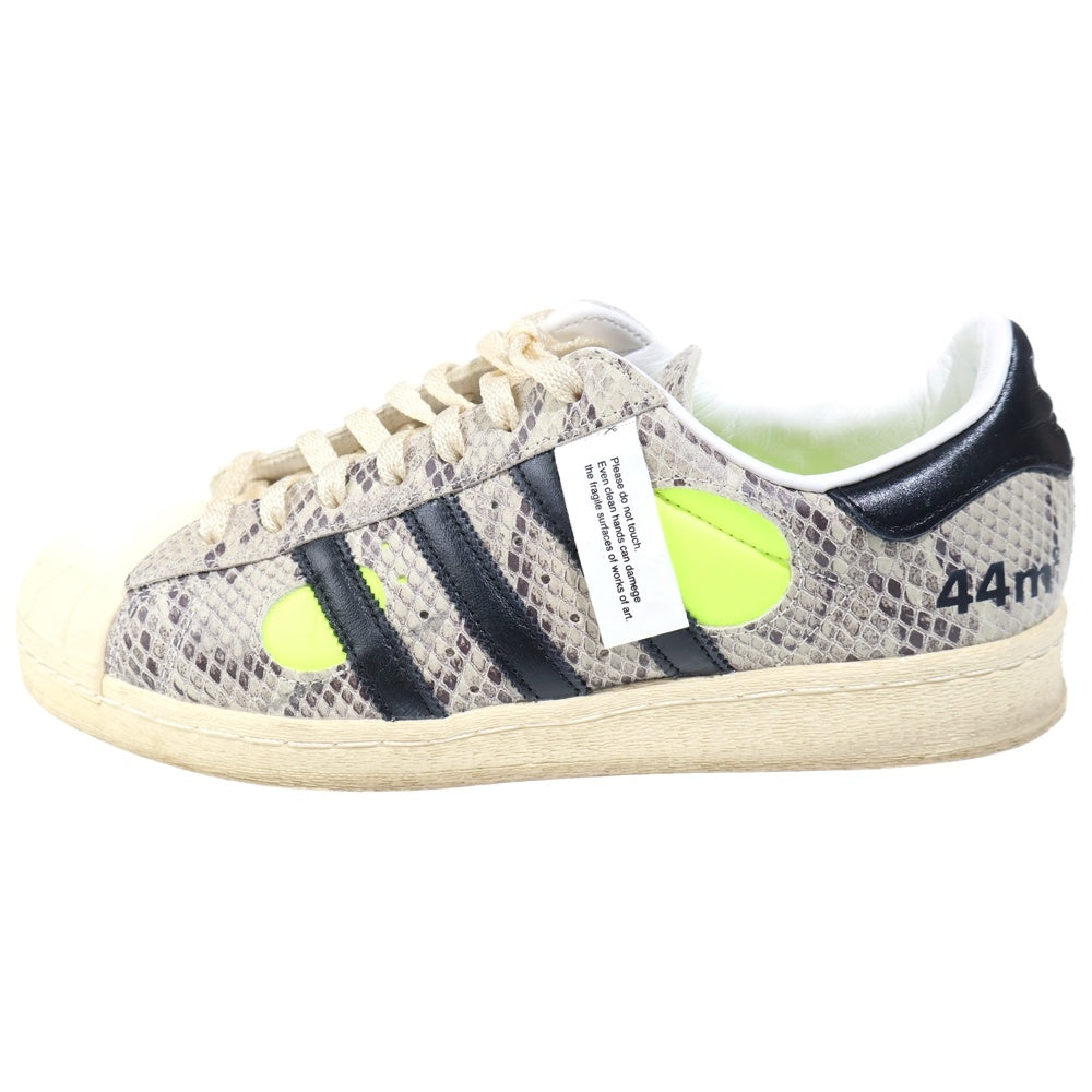 adidas(アディダス) ×FACE Superstar 82 Clear Brown スーパースター ローカットスニーカー IG4124 US9.5/27.5cm ホワイト/ブラウン