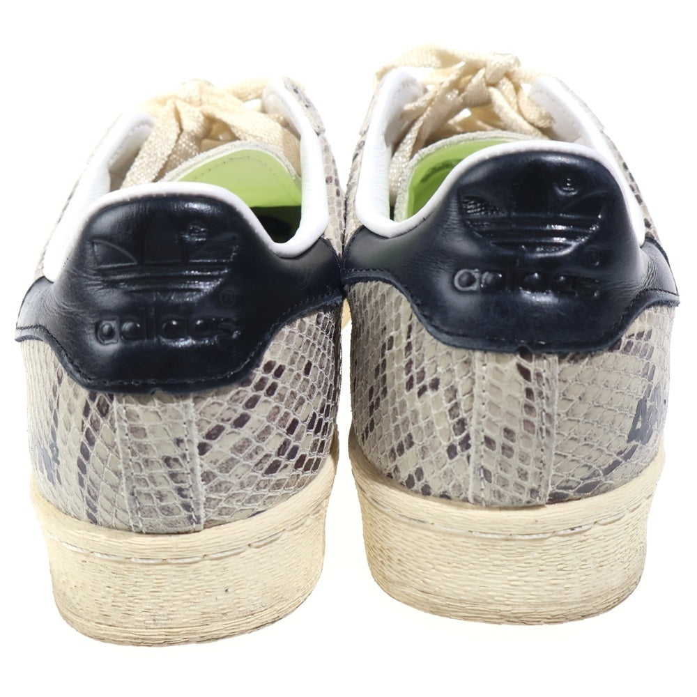 adidas(アディダス) ×FACE Superstar 82 Clear Brown スーパースター ローカットスニーカー IG4124 US9.5/27.5cm ホワイト/ブラウン