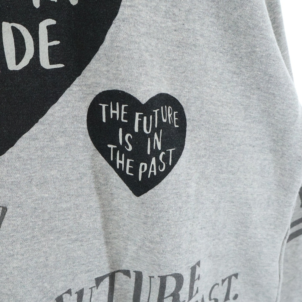 HUMAN MADE(ヒューマンメイド) GRAFFITI SWEATSHIRT 総柄スウェットトレーナー HM28CS022 グレー