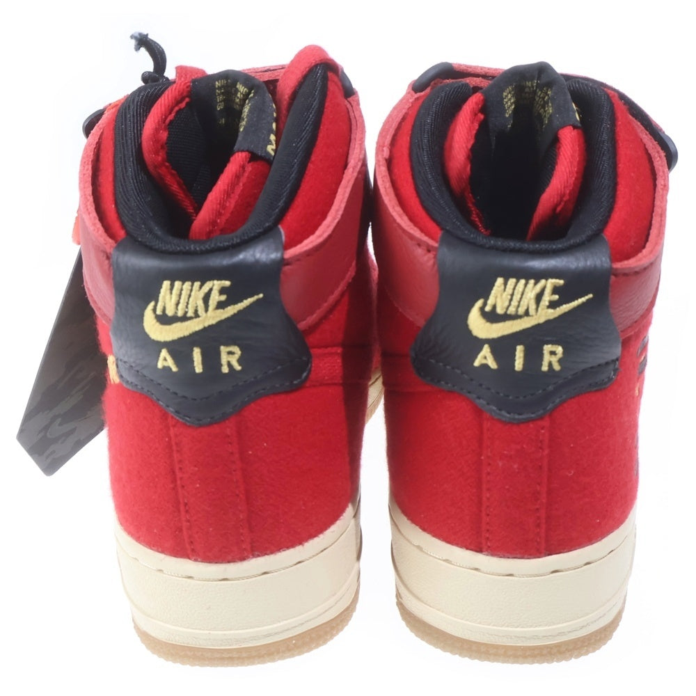 NIKE(ナイキ) ×MAHARISHI AIR FORCE 1 HIGH MAHARISHI RED CI3900-992 マハリシ エアフォース 1 ハイ バイユー ローカットスニーカー レッド US8/26cm