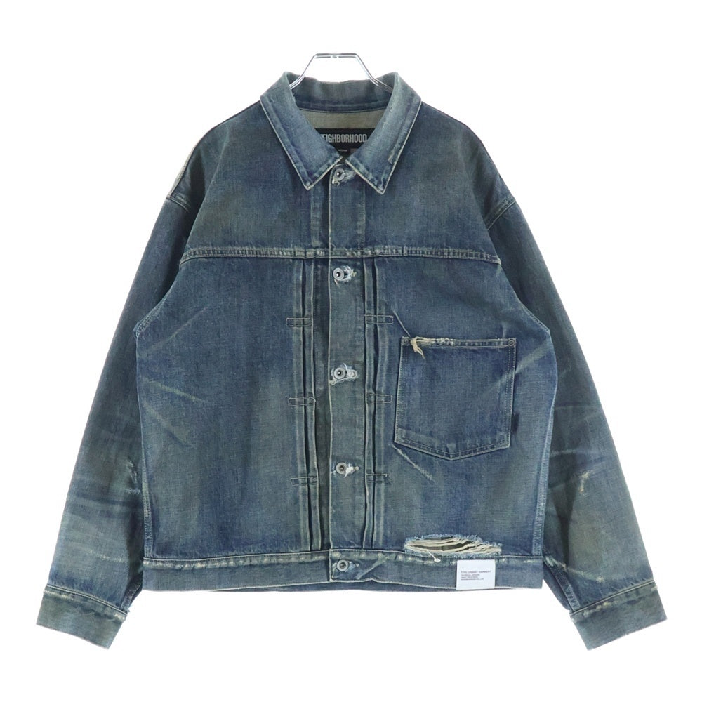 NEIGHBORHOOD(ネイバーフッド) 24AW SAVAGE DENIM TYPE-1 JACKET 1st デニムジャケット インディゴ 242XBNH-JKM01