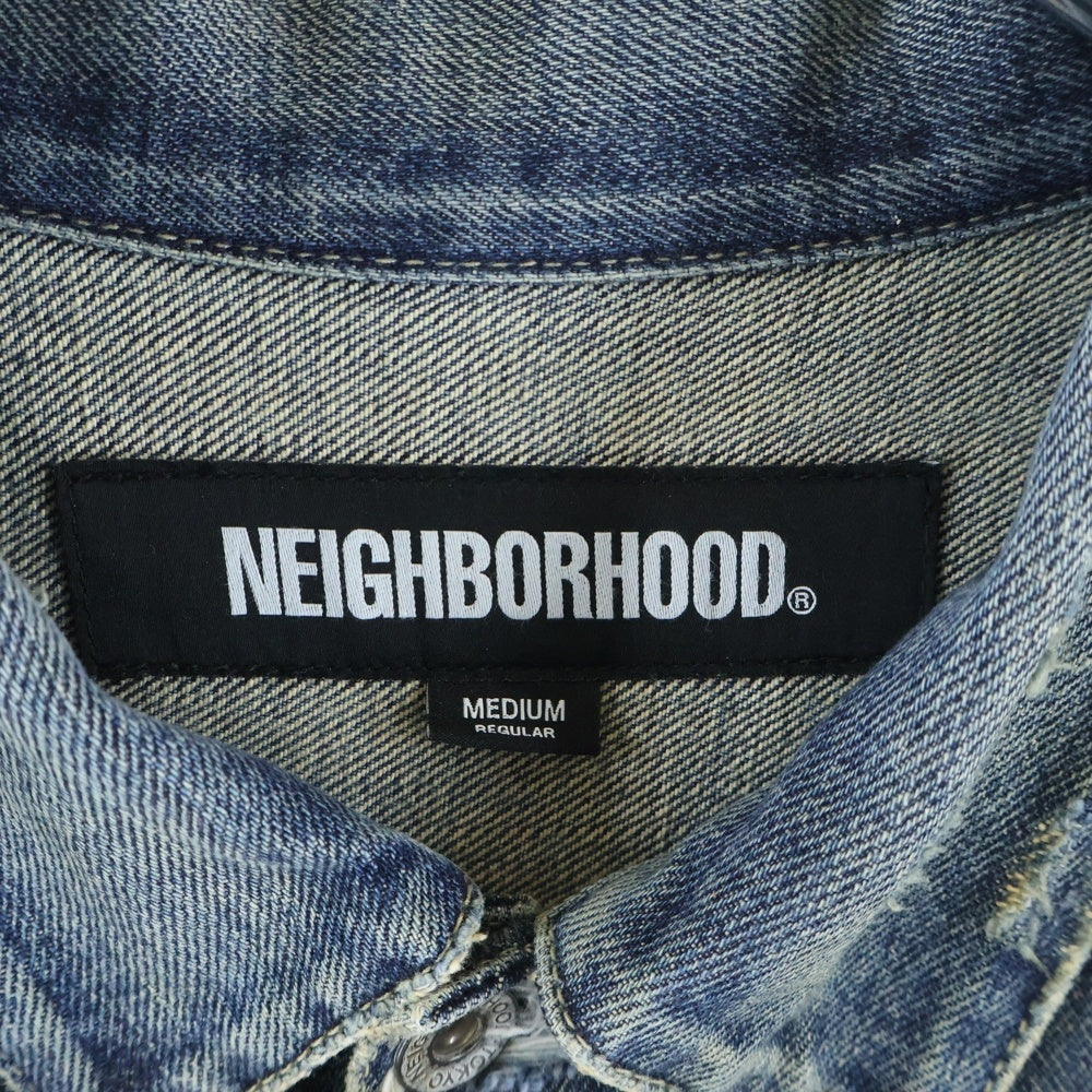 NEIGHBORHOOD(ネイバーフッド) 24AW SAVAGE DENIM TYPE-1 JACKET 1st デニムジャケット インディゴ 242XBNH-JKM01