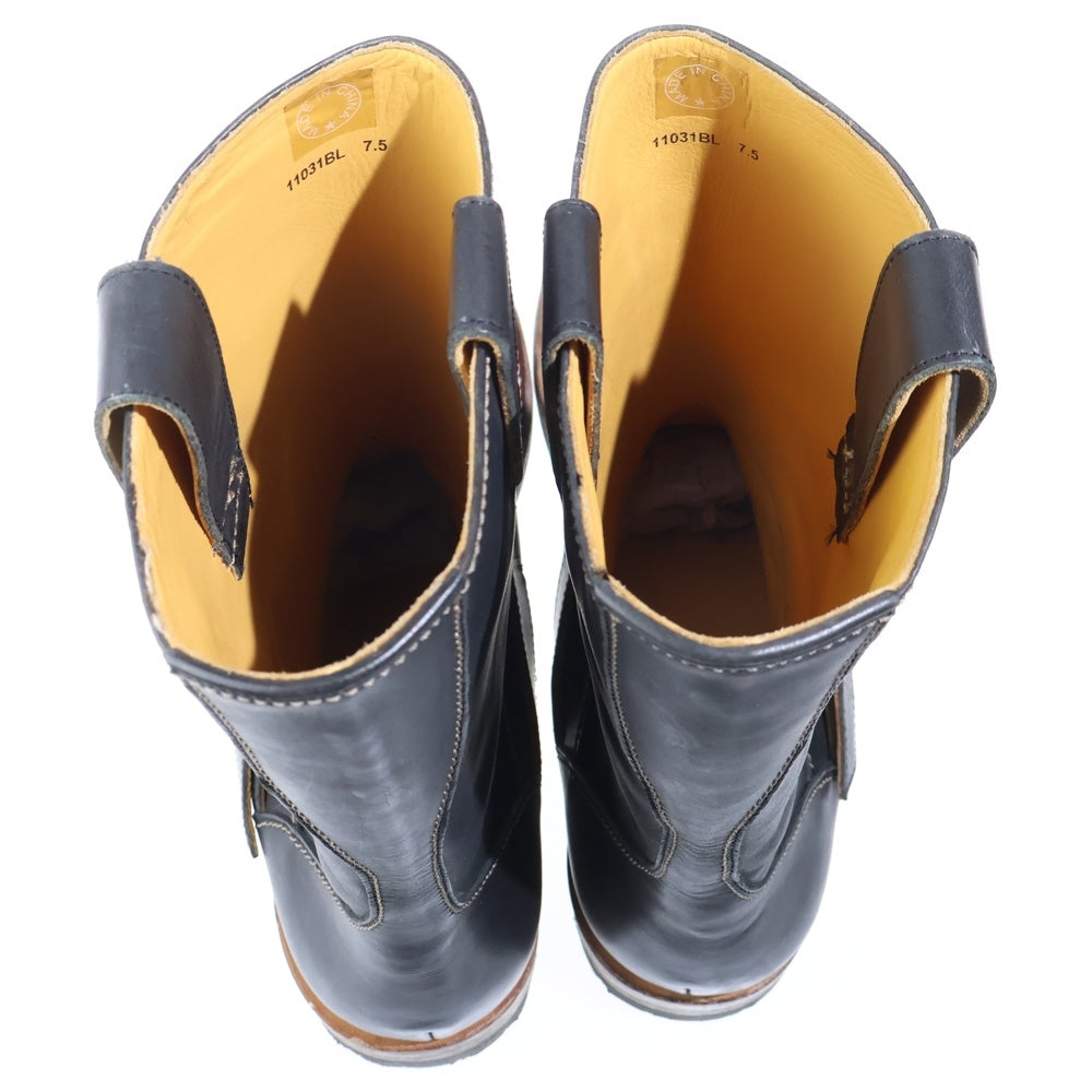 NO BRAND(ノーブランド) Skull Jeans（スカルジーンズ）alchemist 11031BL アルケミスト エンジニアブーツ ブラック