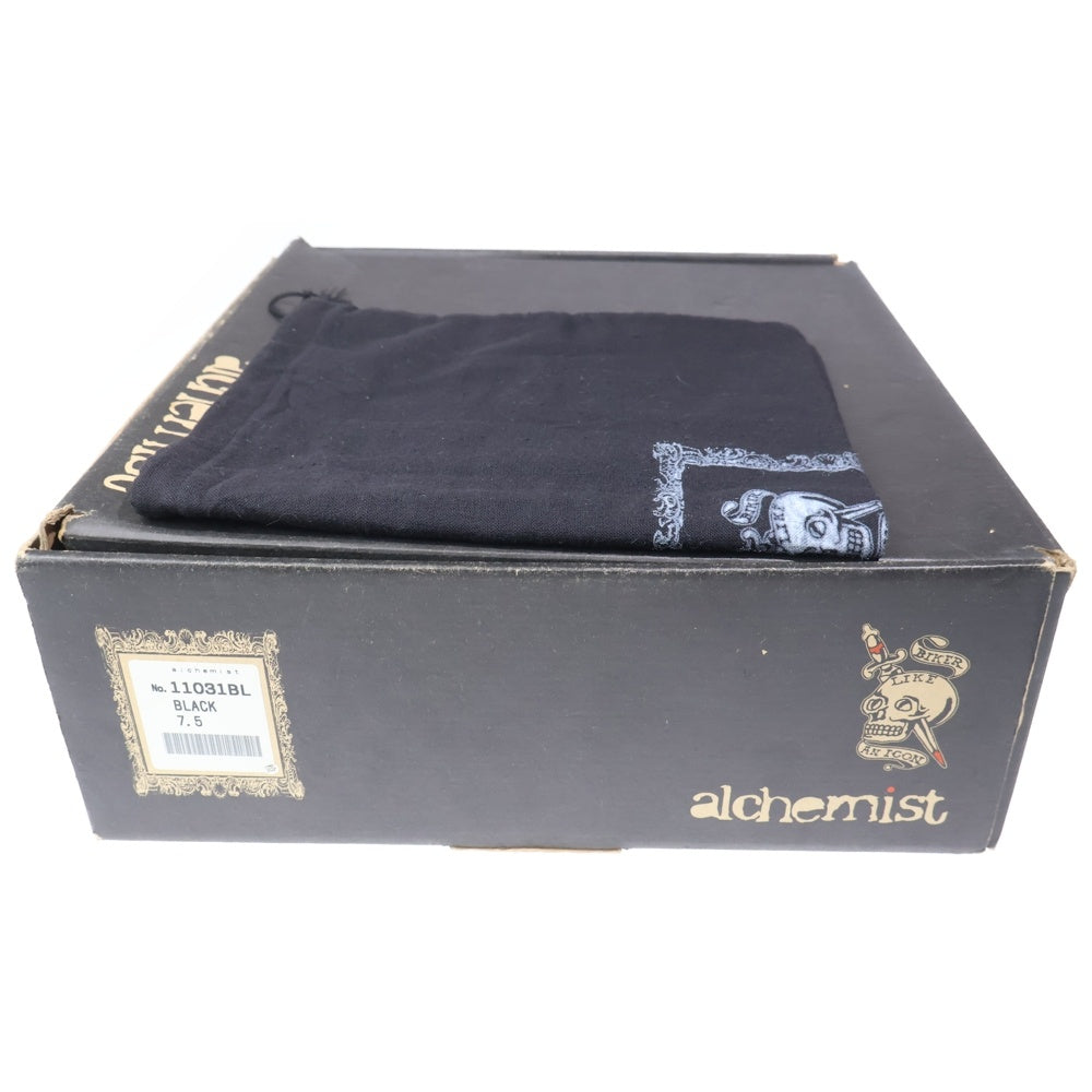NO BRAND(ノーブランド) Skull Jeans（スカルジーンズ）alchemist 11031BL アルケミスト エンジニアブーツ ブラック