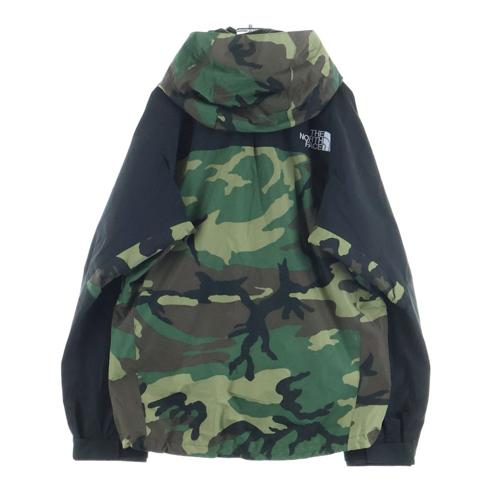 THE NORTH FACE(ザノースフェイス) NOVELTY MOUNTAIN JACKET 迷彩 ナイロン ノベルティージャケット ブラック/カーキ NP61545