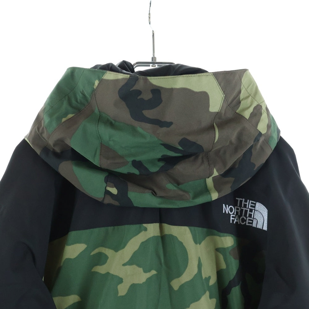 THE NORTH FACE(ザノースフェイス) NOVELTY MOUNTAIN JACKET 迷彩 ナイロン ノベルティージャケット ブラック/カーキ NP61545