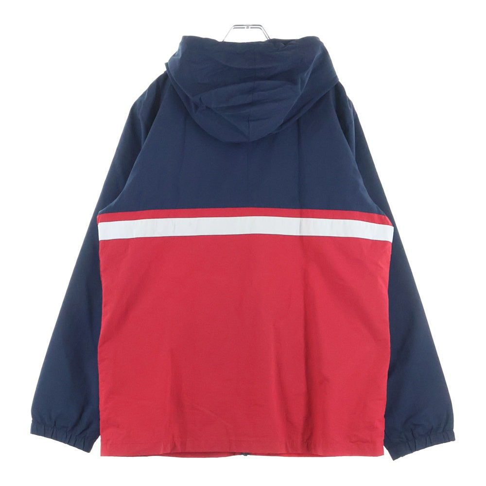 STUSSY(ステューシー) 90s OLD NYLON ZIP UP JACKET ナイロン ジップアップジャケット ネイビー/レッド