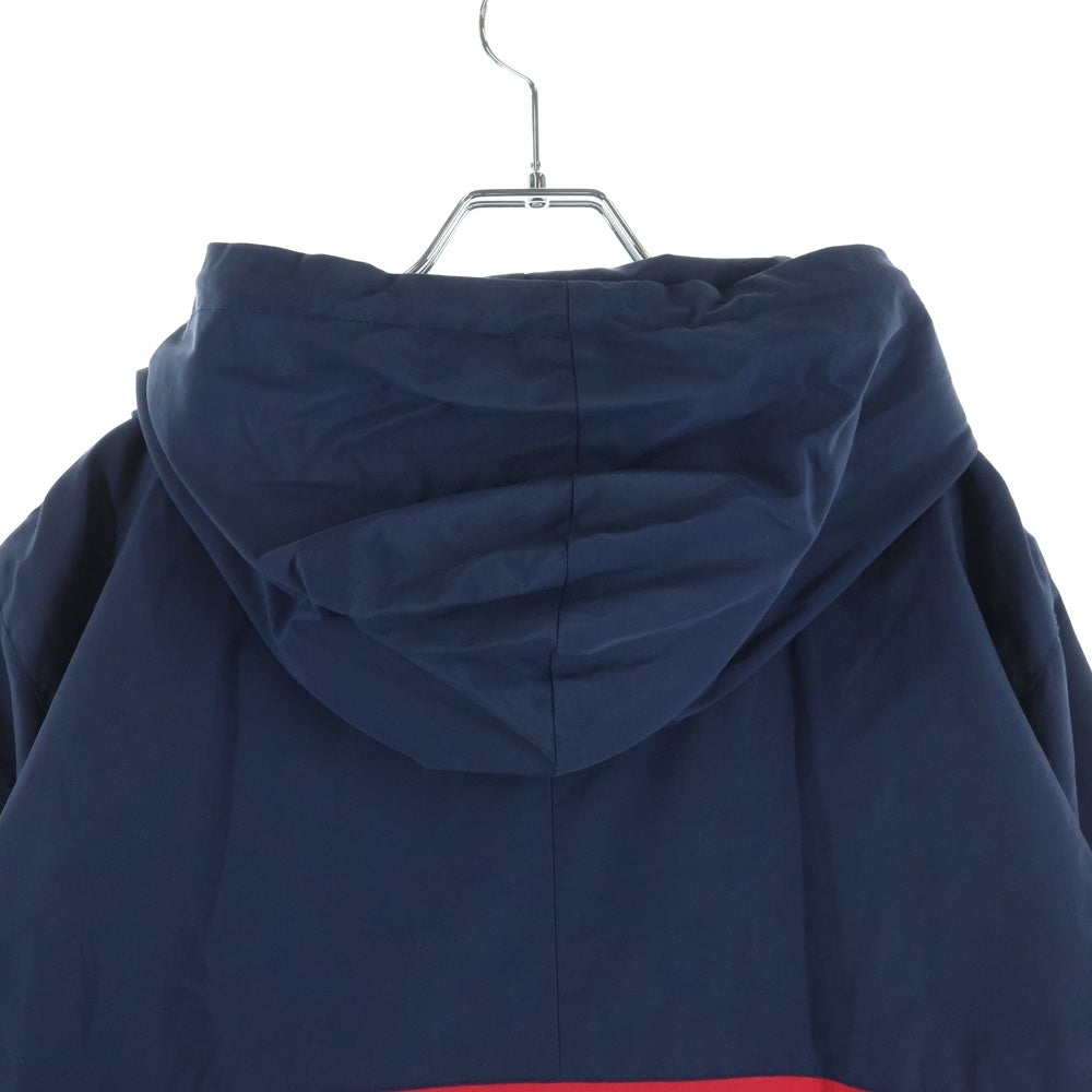 STUSSY(ステューシー) 90s OLD NYLON ZIP UP JACKET ナイロン ジップアップジャケット ネイビー/レッド